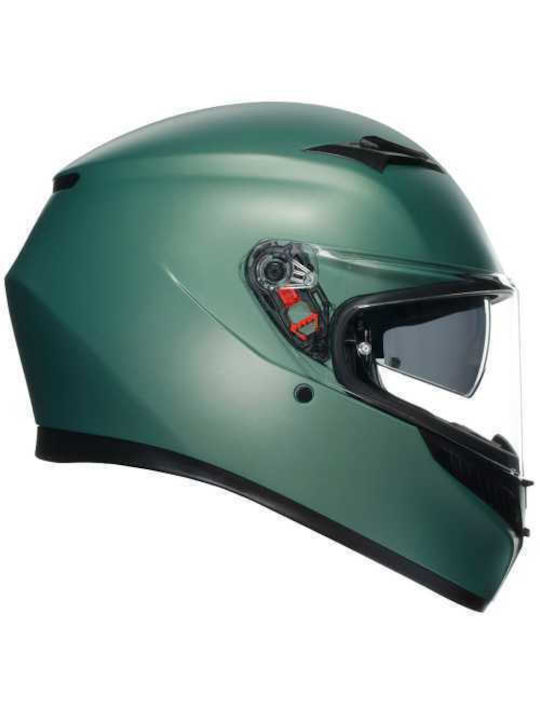 AGV K3 MPLK Matt Salvia Green Motorradhelm Volles Gesicht ECE 22.06 1500gr