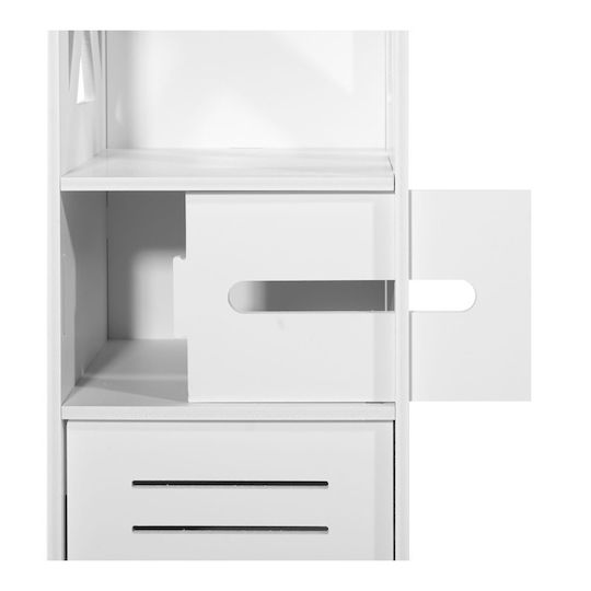 Leobert 15206-1 Floor Bathroom Column Cabinet L21.5xD25xH80cm White