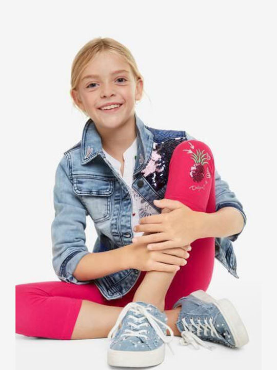 Kids Legging Capri Red Cross