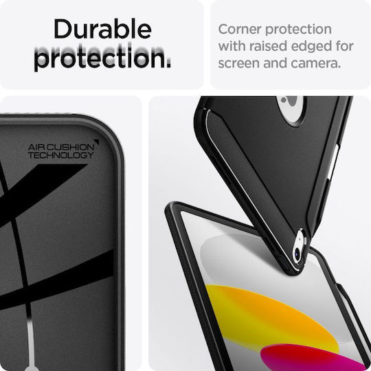 Spigen Rugged Armor Back Cover Ανθεκτική Μαύρη (iPad 2022 10.9'')