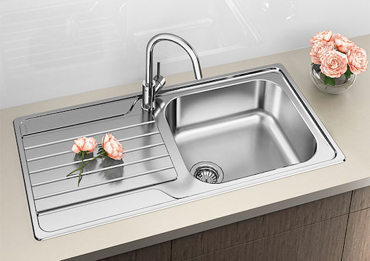 Blanco Dinas XL 6 S Ένθετος Inox Σατινέ Μ100xΠ50cm Ασημί Blanco Dinas XL 6 S Ένθετος Inox Σατινέ Μ100xΠ50cm Ασημί