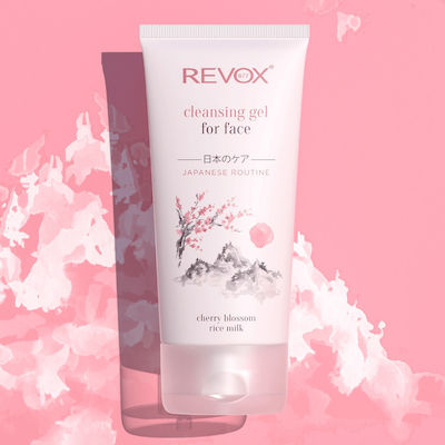 Revox Japanese Routine Cleansing Gel Cherry Blossom Rice Milk 150ml