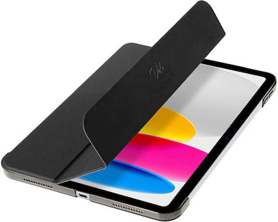 Spigen Liquid Air Folio Flip Cover Synthetic Leather Durable Black (iPad 2022 10.9'') ACS05415