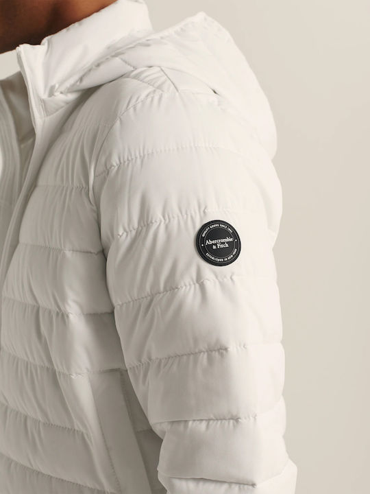 Abercrombie & Fitch Men's Winter Jacket White