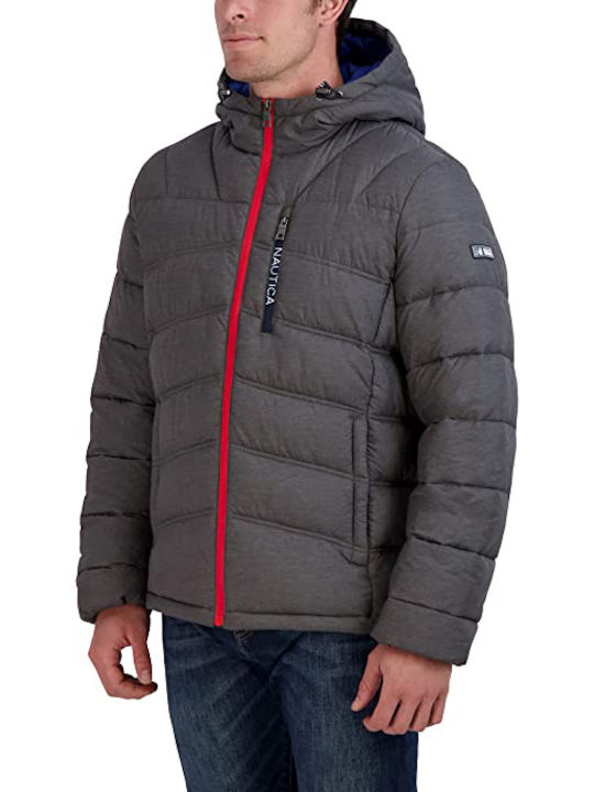 Χειμωνιάτικο Μπουφάν Puffer Γκρι
