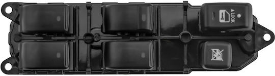 NTY Comutator geamuri auto pentru Toyota Croazieră pe uscat Prado 2004+ 20pin Negru