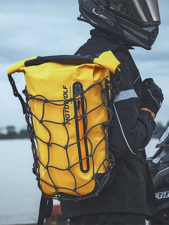 Motowolf Σακίδιο Πλάτης Αναβάτη MDL0714 Κίτρινο 30lt