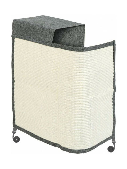 Navaris Stâlp pentru zgâriat pisici Covoraș Gri Montat pe perete 50x70cm