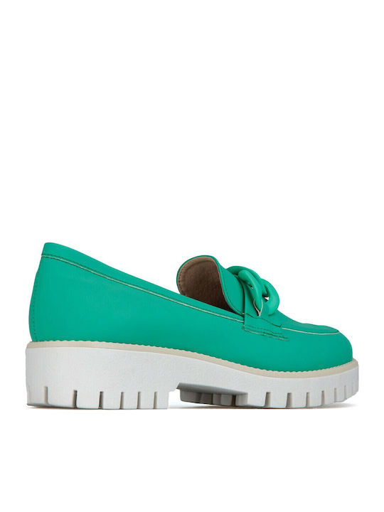 Дамски Loafers в Зелен Цвят