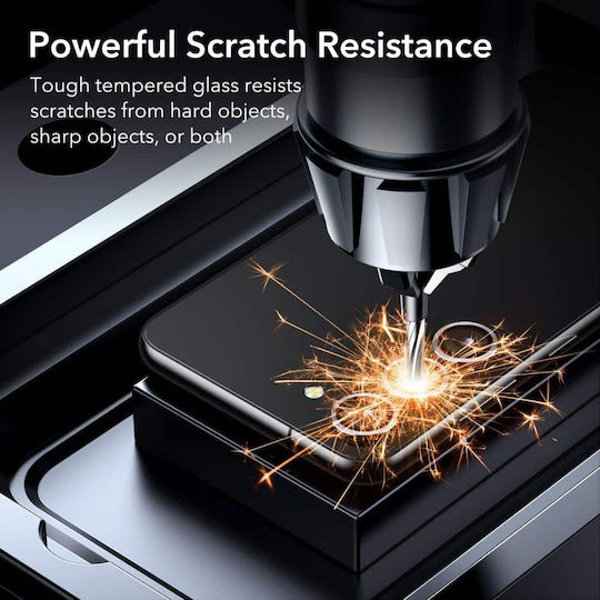 ESR Camera Protection Tempered Glass Silver for the Galaxy S23 / S23+
