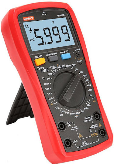 Uni-T Ψηφιακό Πολύμετρο True RMS με Μέτρηση AC / DC / Αντίστασης UT890D+