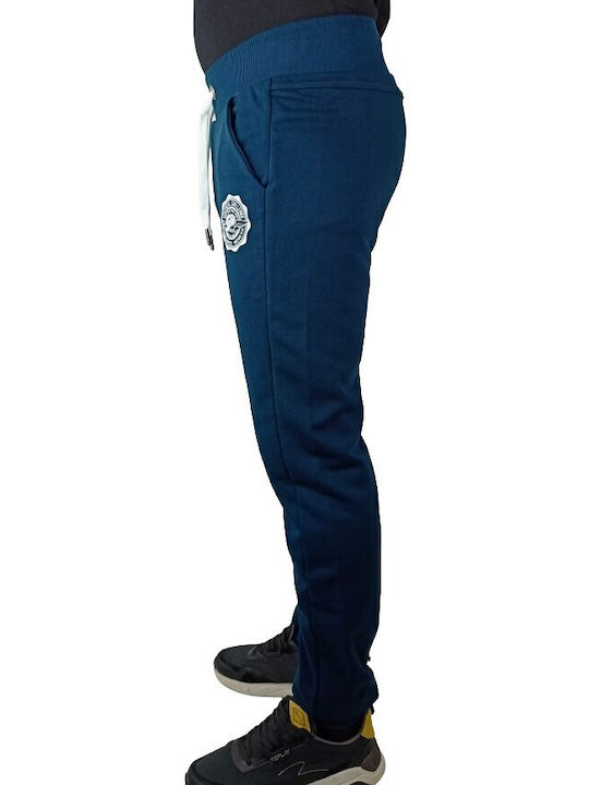 Paco & Co Men's Sweatpants with Rubber Blue