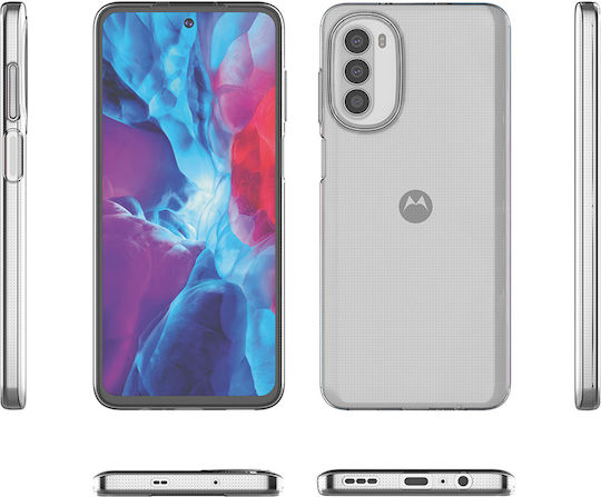 Hurtel Ultra Clear 0.5mm Задна корица Силикон 0.5мм Прозрачен (Moto G52)