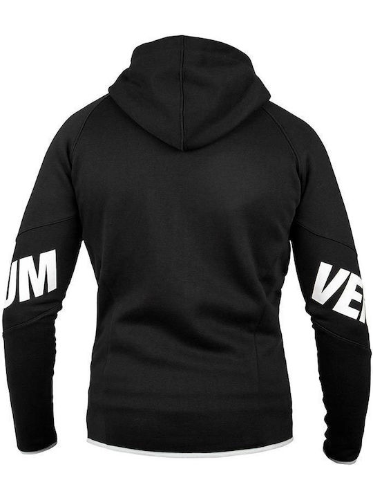 Venum Contender 3.0 Men's Sweatshirt Jacket with Hood and Pockets Black