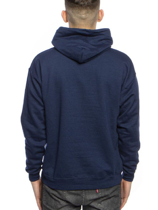 Thrasher Men's Sweatshirt with Hood and Pockets Navy Blue