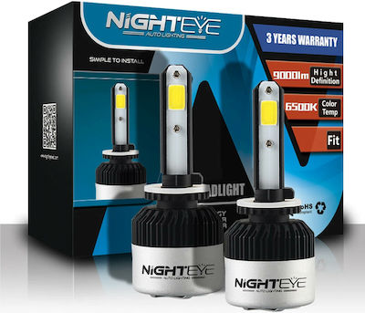 Nighteye Lamps Car S2 LED 6500K Cold White 12-24V 72W 2pcs