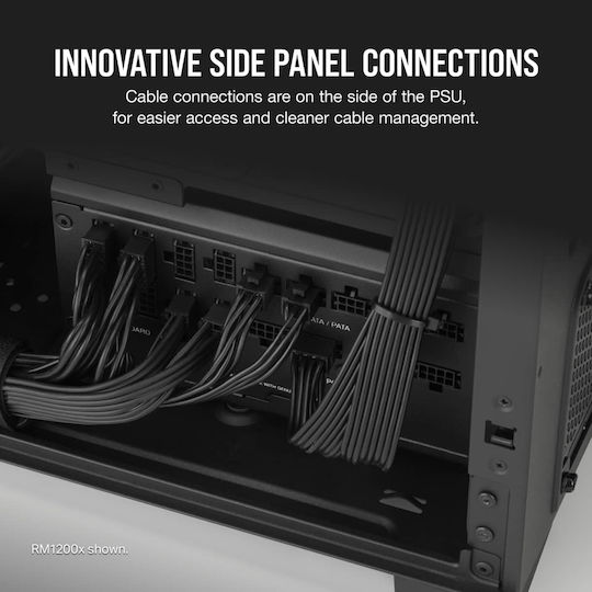 Corsair RM750x Shift 750W Μαύρο Τροφοδοτικό Υπολογιστή Full Modular 80 Plus Gold