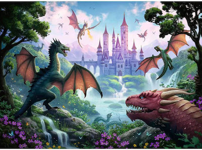 Puzzle pentru Copii The Dragons Wrath pentru 9++ Ani 300buc Ravensburger