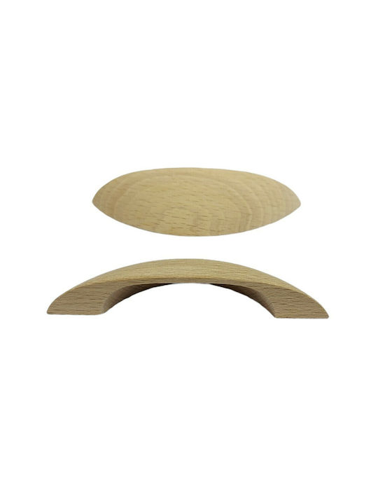 ACM Handle Furniture Flush Handle made of Wooden Abafo 110mm (Center Distance 64mm) 5336-064-AVA1 1pcs