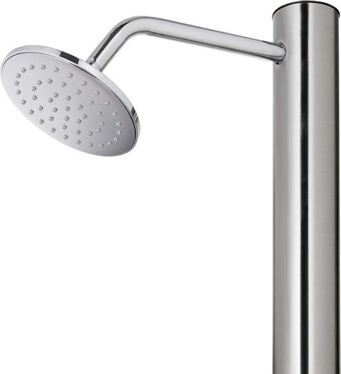 vidaXL Pool Shower with Length 62cm Silver