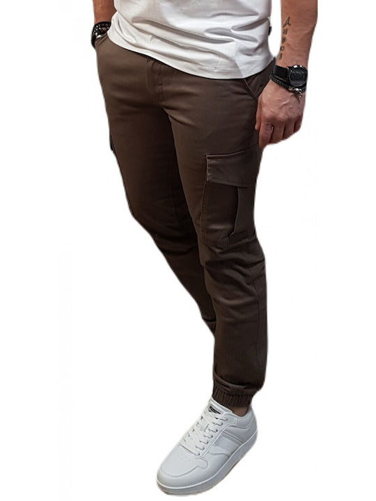 Trousers Cargo Elastic in Slim Fit Falcon