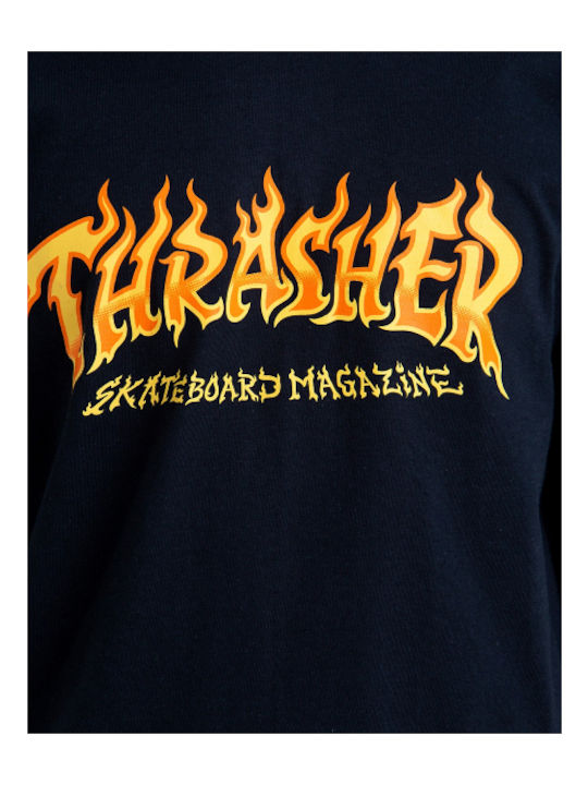 Fire Logo T-shirt Μαύρο