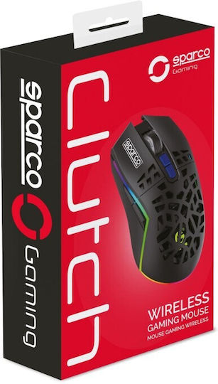 Sparco SPWMOUSE Безжична RGB Геймърска Мишка 4800 DPI Черен