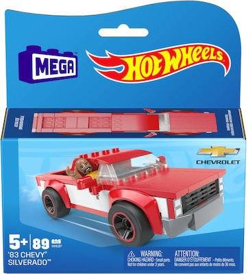 Mega Bloks Building Blocks '83 Chevy Silverado for 5+ Years 89pcs