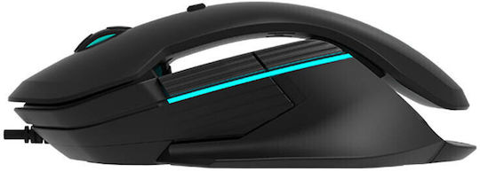 Delux M627 Ασύρματο RGB Gaming Ποντίκι 16000 DPI Μαύρο