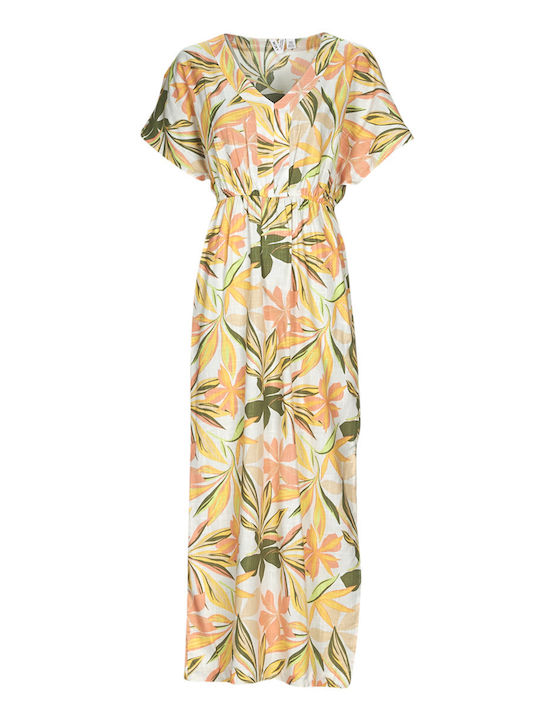 Dynamite Girl Again Sommer Maxi Kleid Gelb