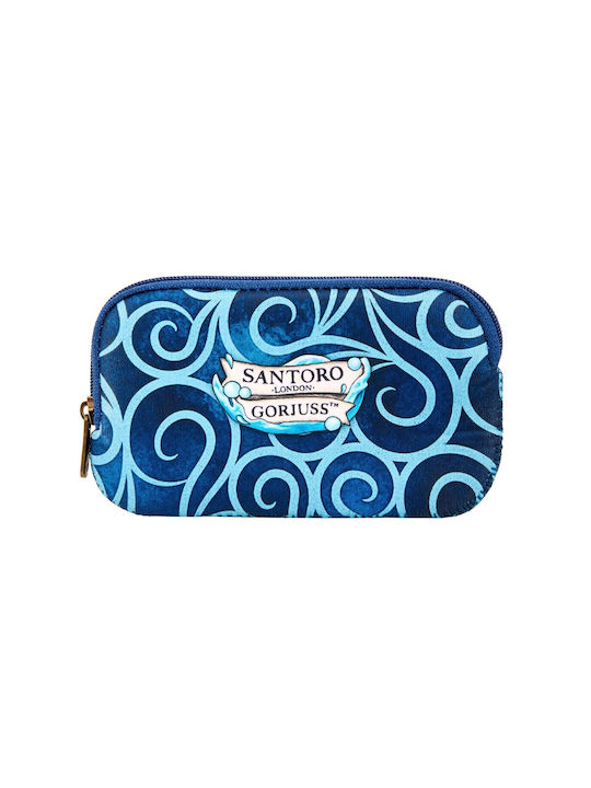 Santoro Gorjuss Wallet for Girls with Zipper Blue 287856