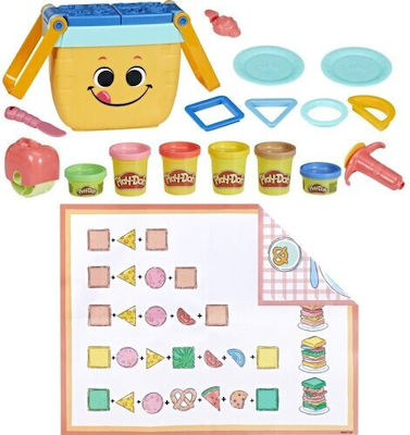 Hasbro Play-Doh Knetmasse - Spiel Picnic Shapes für 3+ Jahre, 6Stück F6916