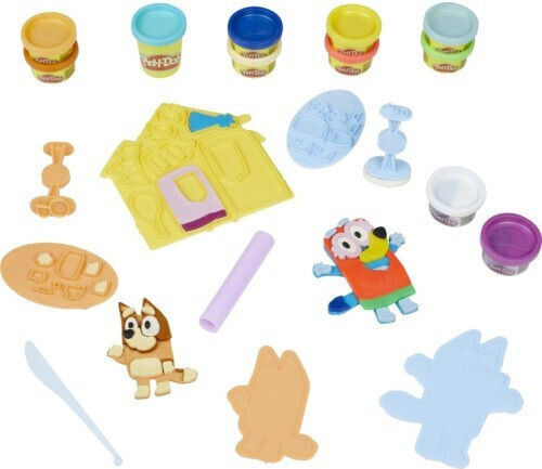 Hasbro Play-Doh Plasticine - Game Bluey Make & Mash Costumes for 3+ Years, 11pcs