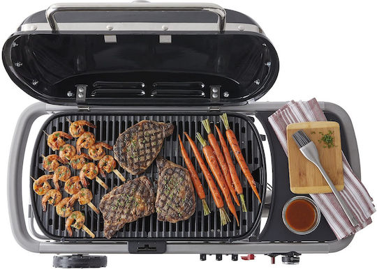 Weber Traveler Stealth Edition Tragbar Gasgrill Rost 63.5cmx34.3cmcm mit 1 cm 3.8kW
