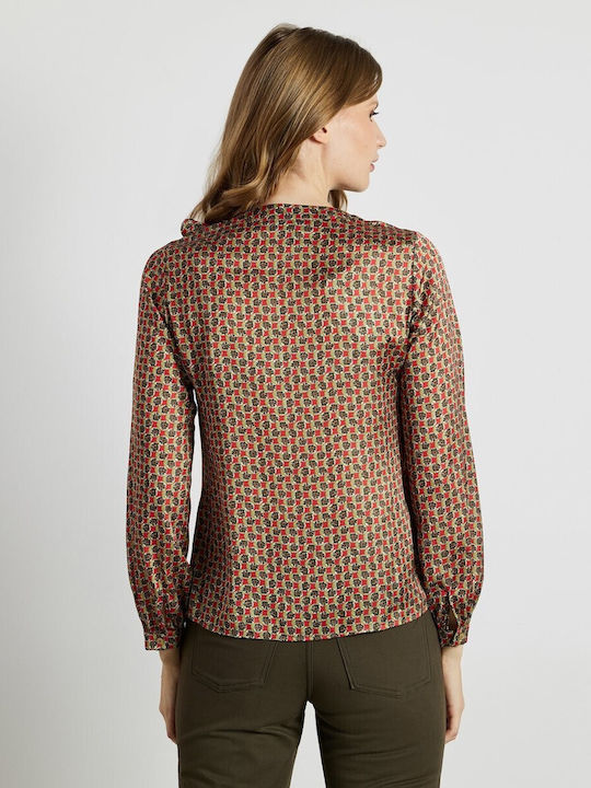 Forel Women's Long Sleeve Shirt Brown