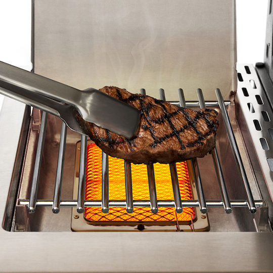 Broil King S590 Pro Gasgrill Rost 81cmx49cmcm mit 5 cm 16kW und Seitenbrenner Infrarot