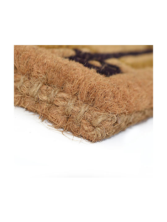 Entrance Mat made of Coir Key Brown 50x80cm