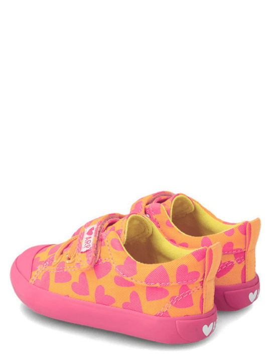 Kids Sneakers with Scratch Pink
