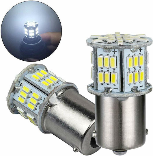 Λάμπα Αυτοκινήτου & Μοτοσυκλέτας P21W-BA15S-1156 LED 6000K Ψυχρό Λευκό 12V 5W