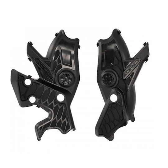Acerbis X-Grip Motorcycle Frame Protectors Yamaha Tenere 700 2019-2022 Black