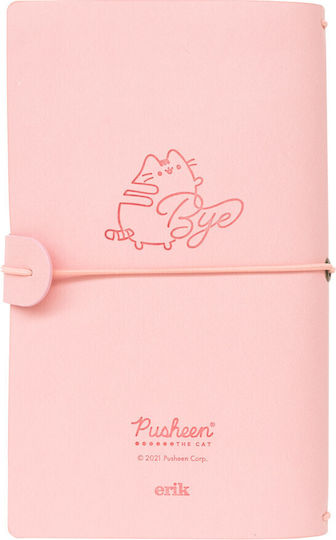 Grupo Erik Pusheen Cat Bloc Notes B6 cu Elastic Roz