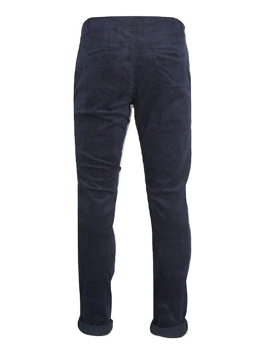 Explorer Men's Trousers Chino in Regular Fit Navy Blue