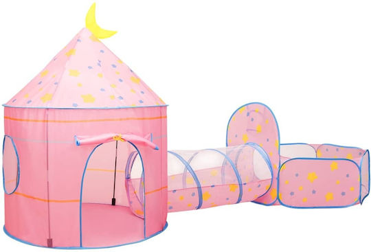 vidaXL Kids Castle Play Tent Pink
