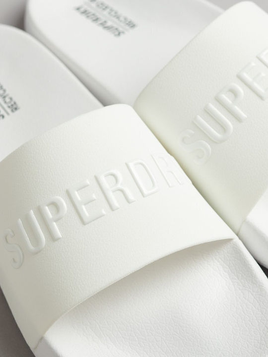 Core Logo Vegan Women's Slides White