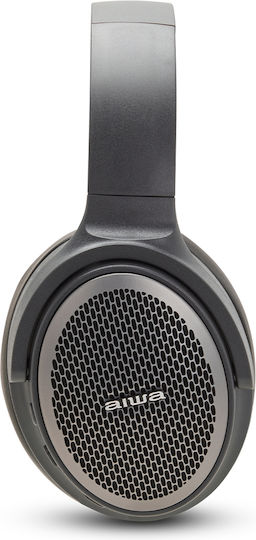Aiwa HST-250BT Kabellos / Kabelgebunden Über Ohr Kopfhörer mit 13 Stunden Betriebszeit Gray