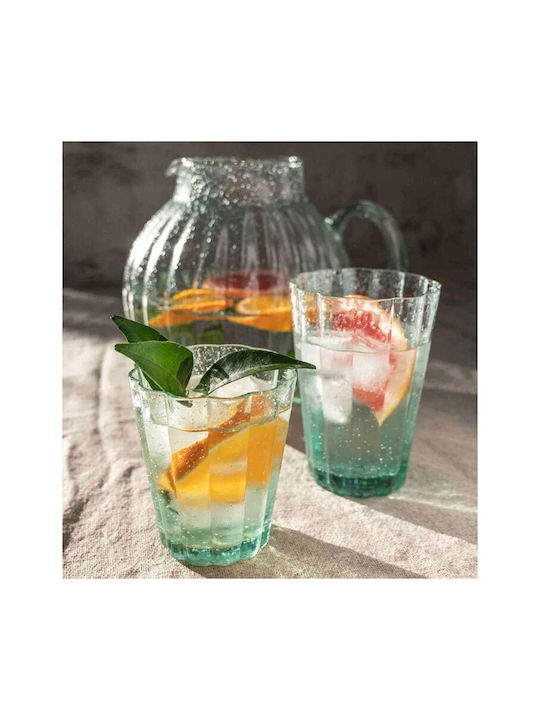 Laura Ashley Set de Pahare pentru apa din Sticlă în Culoare Verde 410ml 4buc