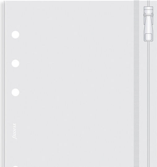Filofax Φάκελος Διαφανής με Φερμουάρ για Χαρτί A5