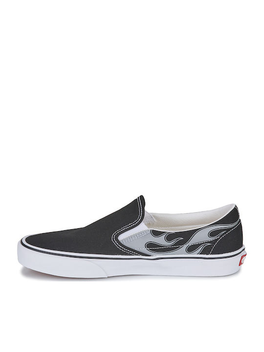 UA Classic Πάνινα Ανδρικά Slip-On Μαύρα