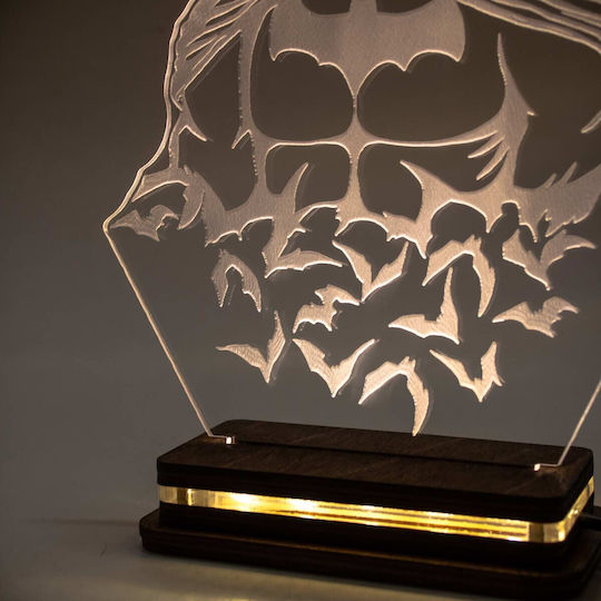 World of Wood Lămpi Decorative Pentru Masă Batman LED Figura World of Wood Lămpi Decorative Pentru Masă Batman LED Figura
