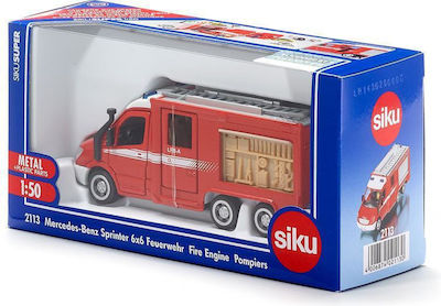 Siku Πυροσβεστικό Όχημα με Σκάλα Car Fire Truck for 3++ Years 2106 SI002106